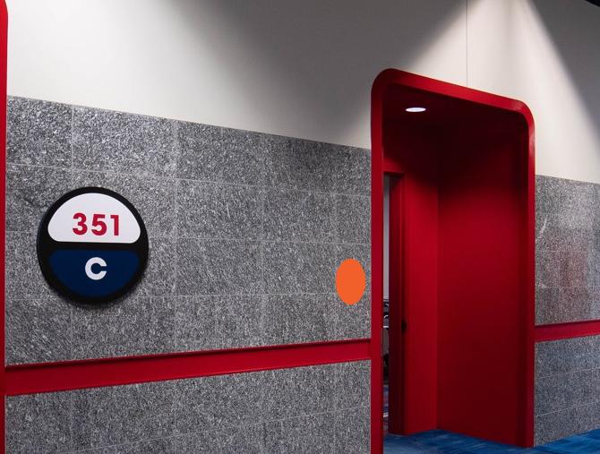 Room Number Circles, Small